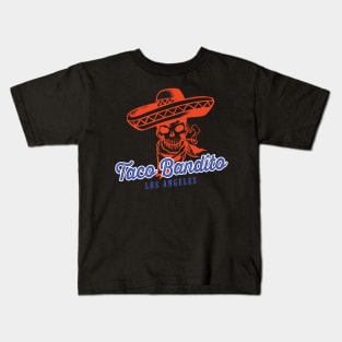 Taco Bandito Taco Shop Los Angeles Kids T-Shirt